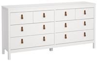 Tvilum Madrid 4+4 Drawer Chest - White