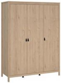 Tvilum Madrid 3 Door Wardrobe - Oak