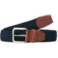 JACK & JONES Men/'s JACSPRING Woven Belt NOOS, Blue (Navy Blazer Navy Blazer), 90