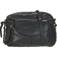 Pieces Pcnaina Leather Cross Over, Women’s Cross-Body Bag, Black, 5,5x14x20 cm (B x H T)