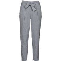 ONLY Women/'s Onlnicole Paperbag Ankel Wvn Noos Pants, Grey (Light Grey Melange), 34W 32L UK
