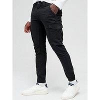 JACK & JONES Men's Jjipaul Jjflake Akm 542 Black Noos Trouser, Black, 30W 32L UK