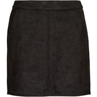 Vero Moda Women/'s Vmdonnadina Faux Suede Short Noos Skirt, Black (Black Black), S