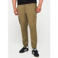 Jack & Jones Jack & Jones Plus Paul Flake Slim Fit Cuffed Cargo Trousers
