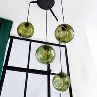 DESIGN BY US Canopy Flash Your Lamps, black, 8-arm, customisable