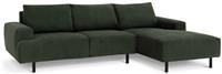 Habitat Julien Fabric Right Hand Corner Chaise Sofa - Green