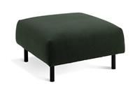 Habitat Julien Fabric Footstool - Green