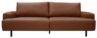 Habitat Julien Faux Leather 3 Seater Sofa - Tan
