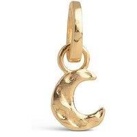 Enamel Copenhagen Dreamy Moon Charm 18K Gold Plated Recycled Sterling Silver