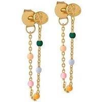 Enamel Copenhagen Lola Dreamy Gold Plated Sterling Silver Earrings