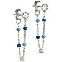 Enamel Copenhagen Lola Marine Sterling Silver Earrings