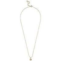 Enamel Copenhagen Amore Necklace, 18Ct Yellow Gold Plated 925 Sterling Silver