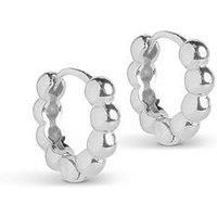 Enamel Copenhagen Small Sterling Silver Ball Hoops