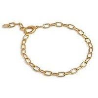 Enamel Copenhagen Gold Charm Bracelet