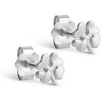 Enamel Copenhagen Silver Mini Clover Studs