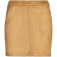 VERO MODA DONNADINA FAUX SUEDE SHORT NOOS SKIRTS WOMEN´S CLOTHING BROWN