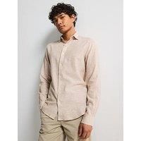 Only & Sons Men/'s Onscaiden Ls Solid Linen Shirt Noos, Chinchilla, L