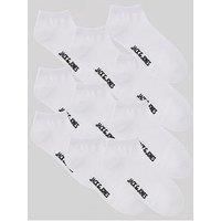 Jack & Jones Men/'s Jacdongo Socks 10 Pack Noos, White, One Size