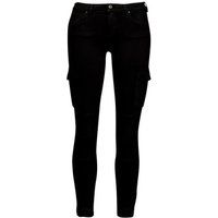 ONLY Women/'s ONLMISSOURI REG ANKL Cargo Pant PNT NOOS Casual, Black/Wash:Black Washed, 34W x 32L