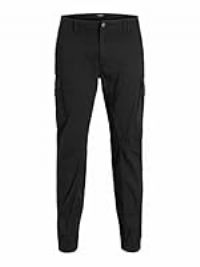 Jack & Jones Men/'s JJIPAUL JJFLAKE AKM 542 Black PS Hose, 42/32