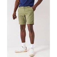 JACK & JONES Men/'s JJIBOWIE JJSHORTS Solid SA STS Shorts, Deep Lichen Green, XL