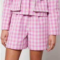 Baum Und Pferdgarten Nannett Checked Twill Shorts - EU 34/UK 6