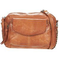 Pieces Women/'s PCNAINA Leather Cross Body FC NOOS Satchel Bag, Root Beer, ONE Size