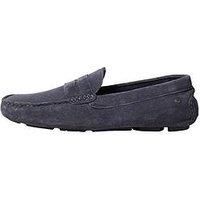 JACK & JONES Men/'s Jfwjensen Suede Loafer, Blazer Navy, 8 UK