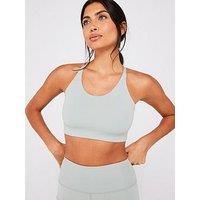 Girlfriend Collective Women'S Training Float Cleo Halter Bra - Grey