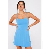 Girlfriend Collective Women'S Training Float Juliet Strappy Dress - Blue