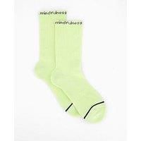 Girlfriend Collective Womens/Ladies Mindfulness Crew Socks (One Size) (Glow)