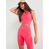 Girlfriend Collective Womens Training Dylan Bra - Pink