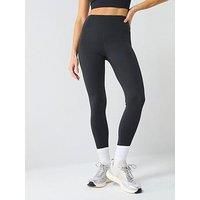 Girlfriend Collective Womens Training Seamless High Rise Tights - Black