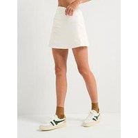 Girlfriend Collective Womens Training The Skort - Ivory - Cream