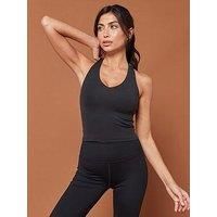 Girlfriend Collective Women'S Training Cross-Back Float Zoe Tank - Black