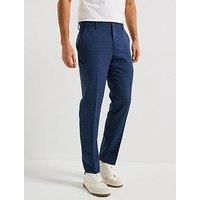 SELETED HOMME Men/'s Slhslim-Oasis Linen TRS Noos Suit Pants, Dark Navy, W48