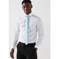 JACK & JONES Men/'s Jprblaparker Shirt L/S Noos, White, S