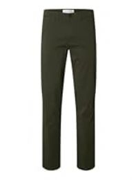 SELECTED HOMME Men/'s Slh196-straight-new Miles Flex Pant Noos Trousers, Forest Night, 34 W/32 L