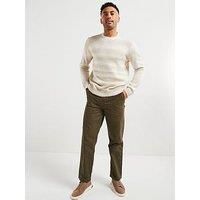 Only & Sons Only & Sons Gradient Stripe Crew Knitted Jumper - Beige