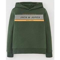 Jack & Jones Junior Boys Alex Sweat Hoody - Mountain View - Green