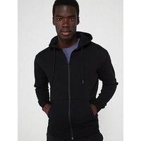 JACK & JONES Men/'s Jjebradley Sweat Zip Hood Noos Sweatshirt Jacket, Black, S