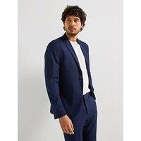 SELECTED HOMME Men/'s Slhslim-Cedric Structure BLZ Noos Jacket, Blazer Navy, 38