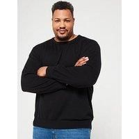 JACK & JONES Men/'s Jjebasic Knit Crew Neck Noos Pls Jumper, Black, 4XL