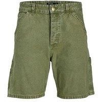 JACK & JONES Men/'s Jjitony Jjcarpenter Shorts Wi 050 Sn, Deep Lichen Green, S