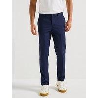 SELETED HOMME Men/'s SLHSLIM-Cedric Structure TRS NOOS Suit Pants, Navy Blazer, 46