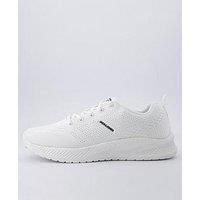 JACK & JONES Mens Croxley Knit Trainers Bright White 9