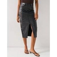 Vero Moda Vmveri Midi Skirt - Black