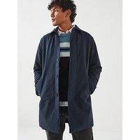 Jack & Jones Jack & Jones Premium Padded Mac Coat - Dark Navy