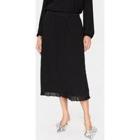 HoomaSZ Pleated A-line Fit Midi Skirt
