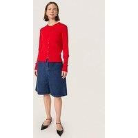 Soaked In Luxury Slspina Cardigan - Red